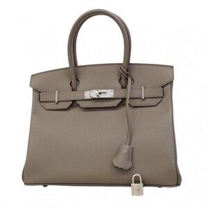Hermes Hermès Birkin 30 handbag, Epsom leather, Etain, Z stamp, women's